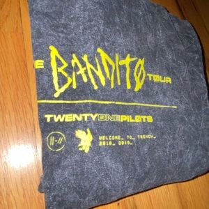 Twenty One Pilots Official Tour Merch. Bandito Tour T-Shirt.